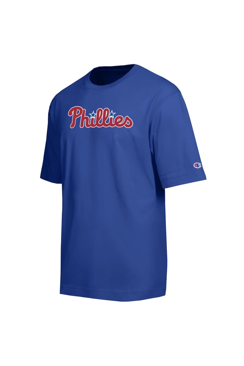 Men's Champion Royal Philadelphia Phillies All Star Chenille Wordmark T-Shirt, Alternate, color, Royal
