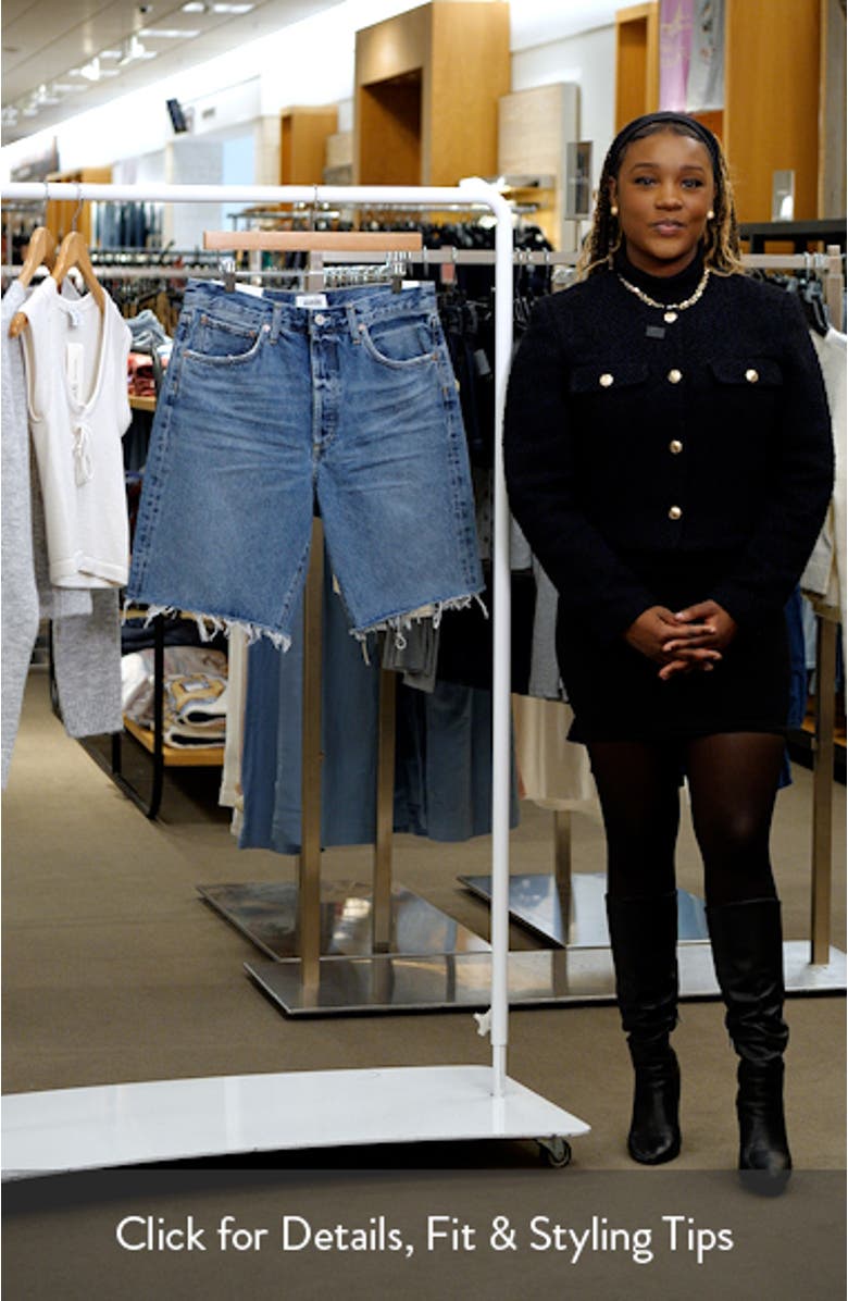 '90s Long Cutoff Denim Shorts, sales video thumbnail