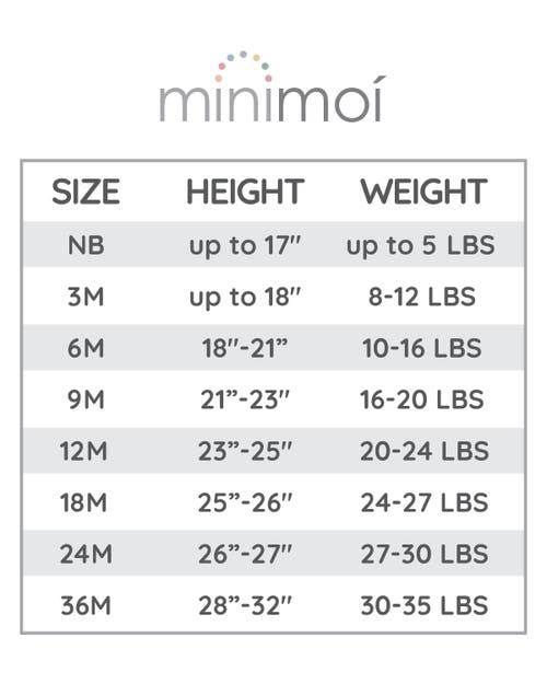 Minimoi Baby And Toddler Striped Cotton/modal Shoulder-flap Footie In Blue