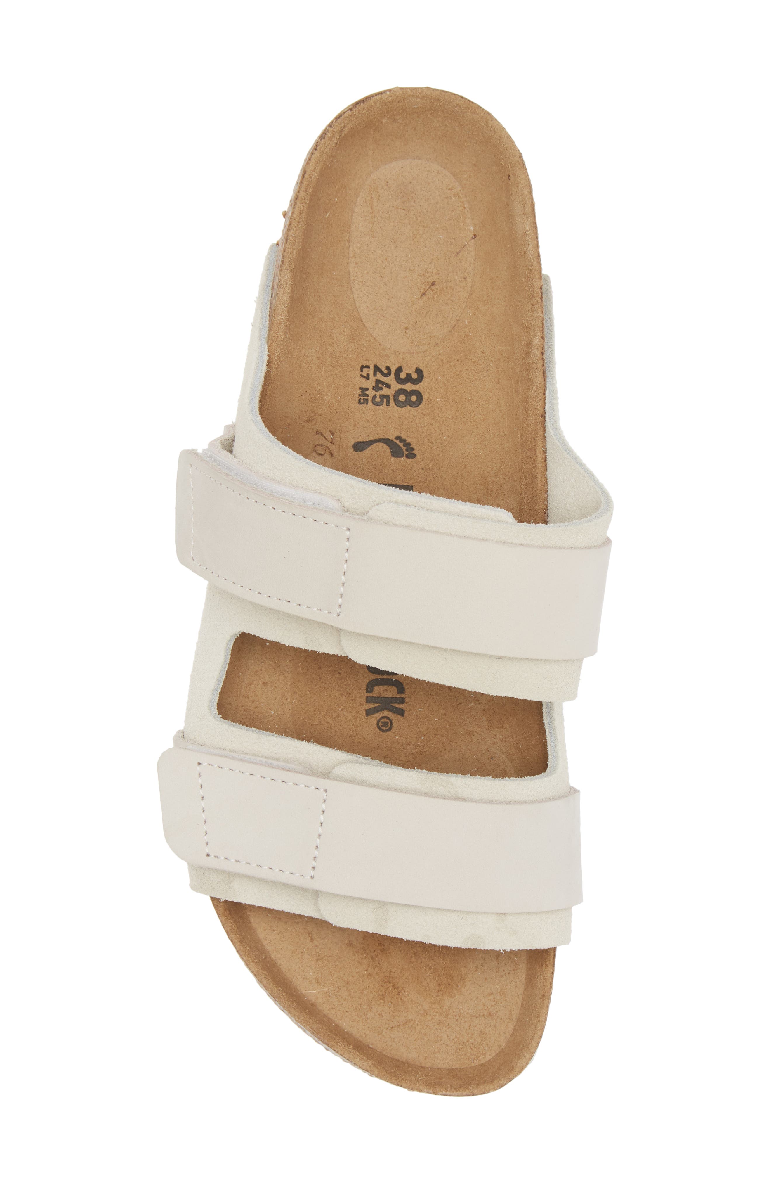 Birkenstock Uji Slide Sandal, Alternate, color, Antique White