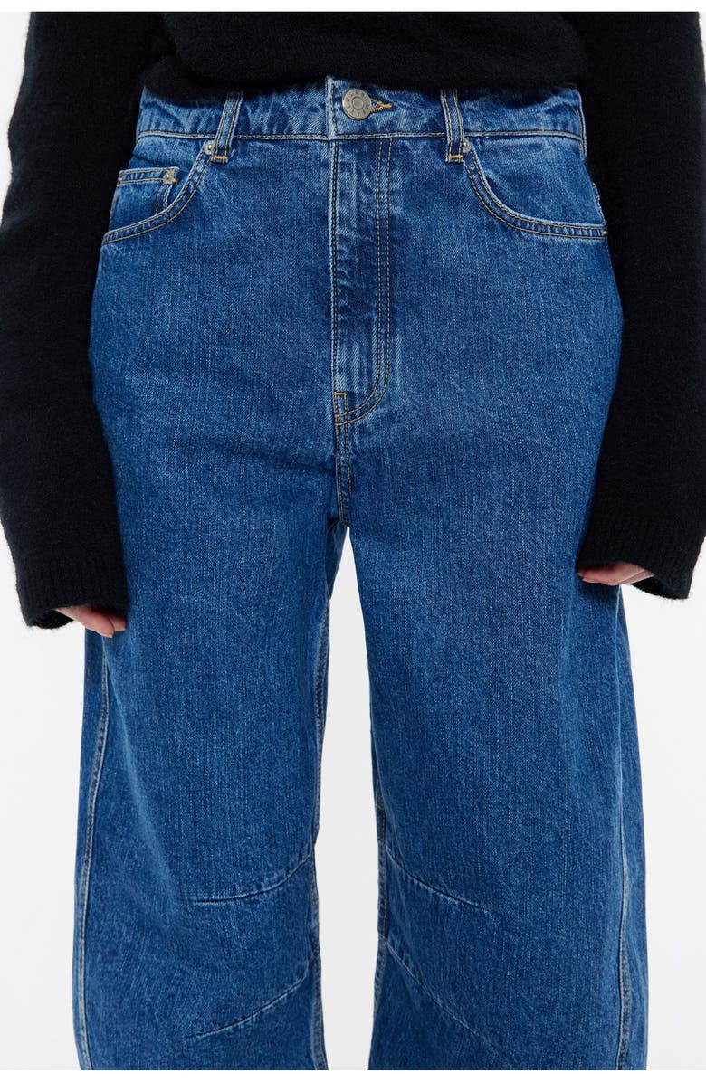 Bimba y Lola Barrel Mid-Rise Jeans, Alternate, color, 