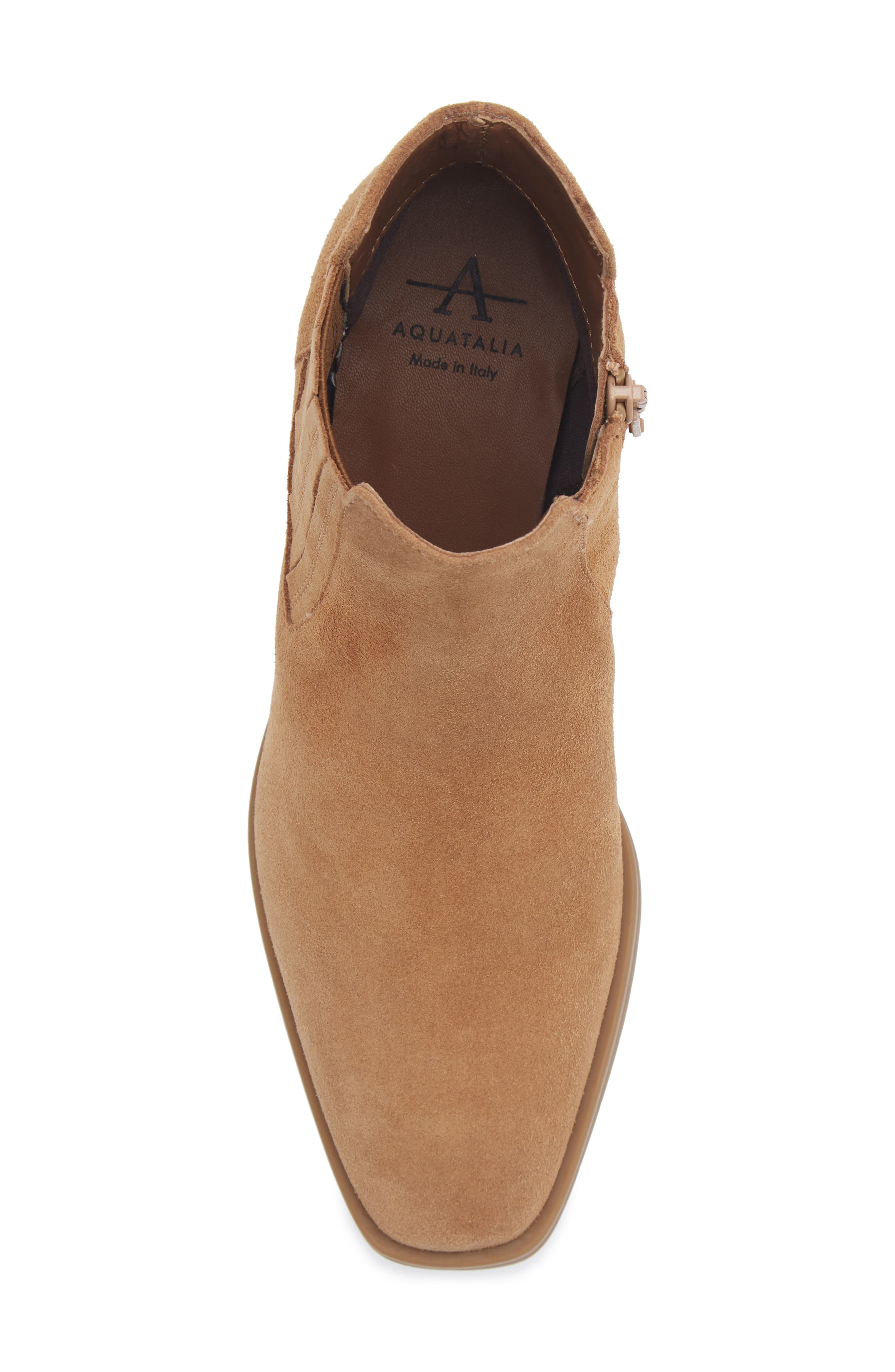 Carmie Waterproof Leather Boot, Alternate, color, CAMEL SUEDE