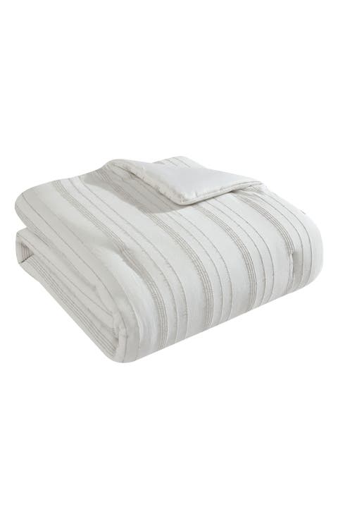 Mellie Stripe Cotton Comforter Set