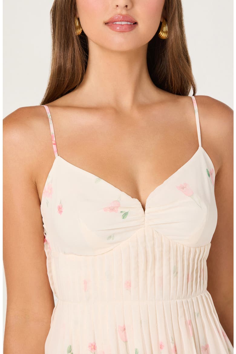 Bellora Floral Midi Dress, Alternate, color, PINK FLORAL