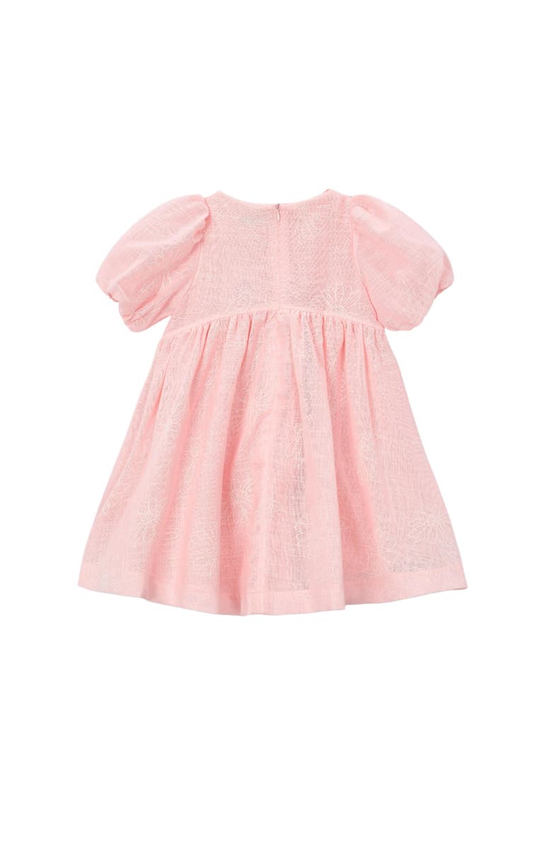 Mayoral Puff-Sleeve Dress, Alternate, color, Light Pink