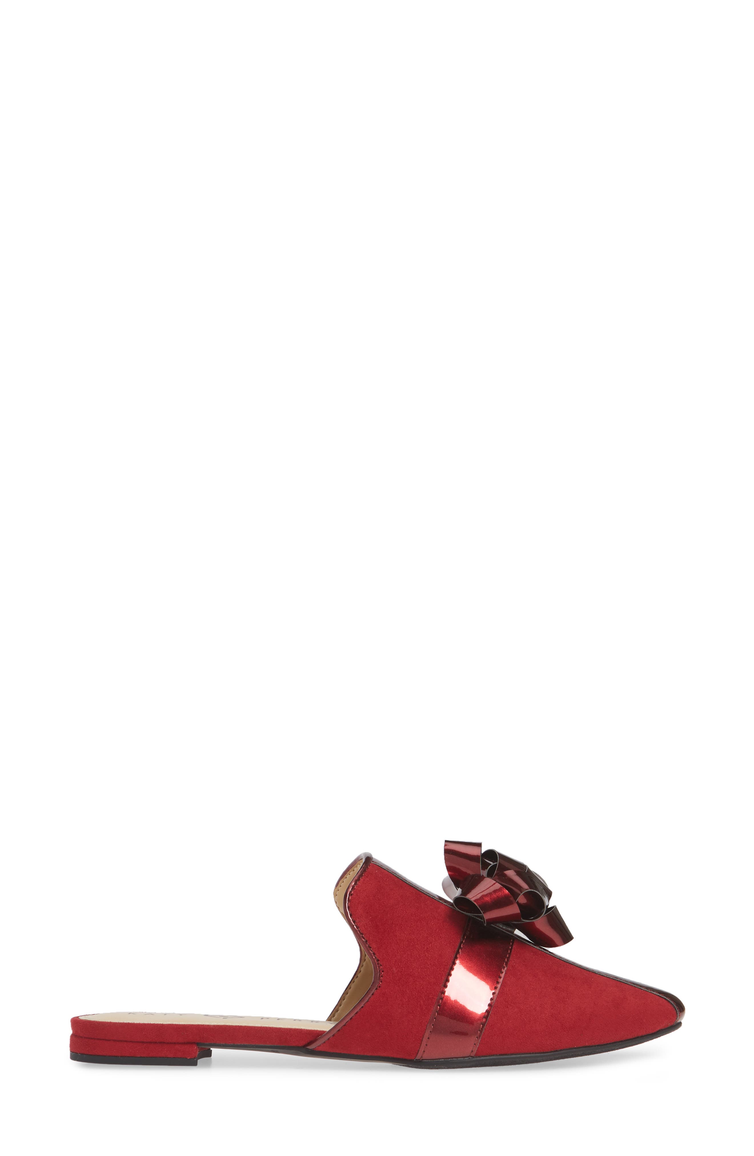 The Stephanie Mule, Alternate, color, MULBERRY FAUX LEATHER