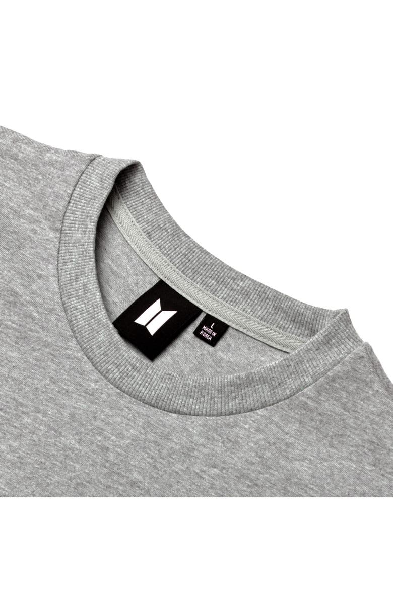 BTS THEMED MERCH Gender Inclusive Fake Love Short Sleeve Varsity Tee, Alternate, color,