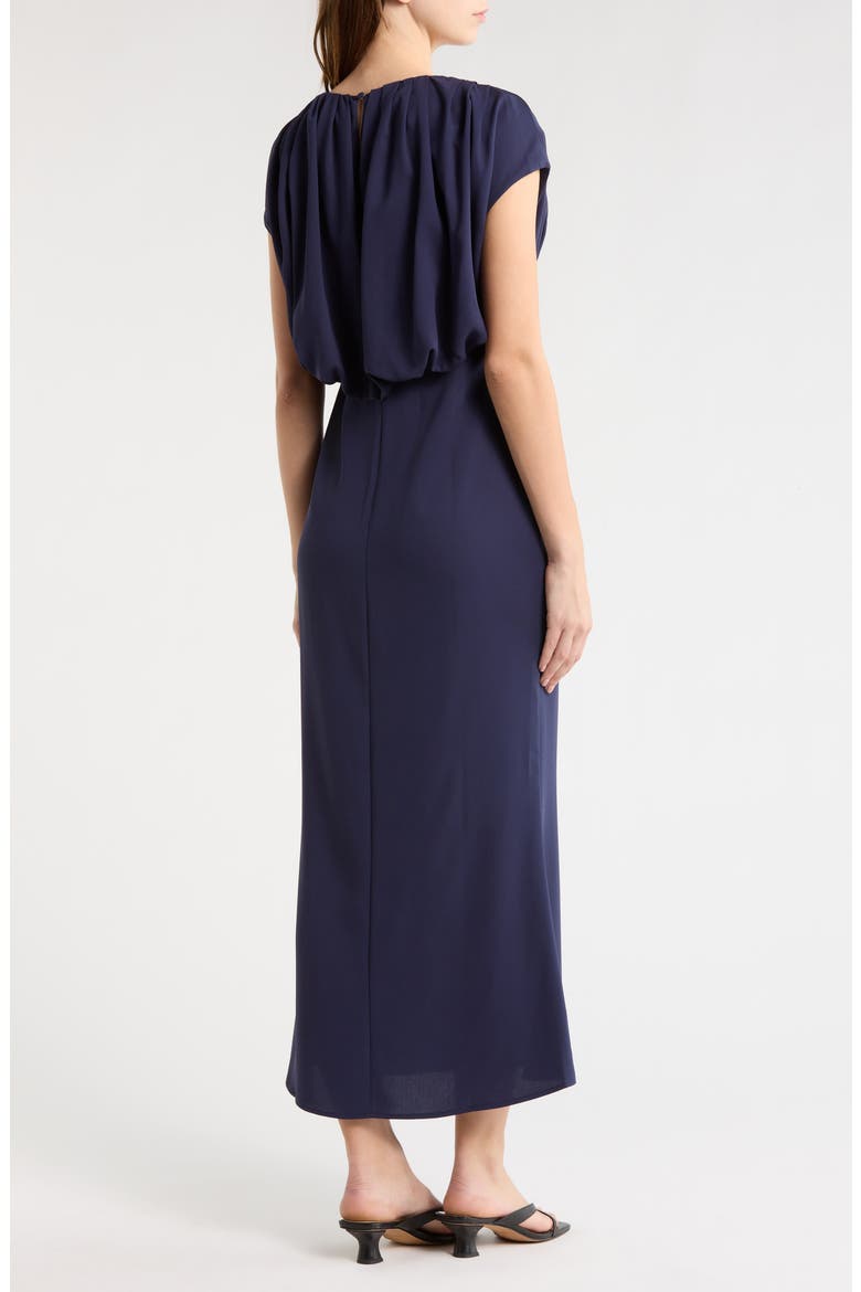 Char Empire Waist Dress, Alternate, color, NAVY