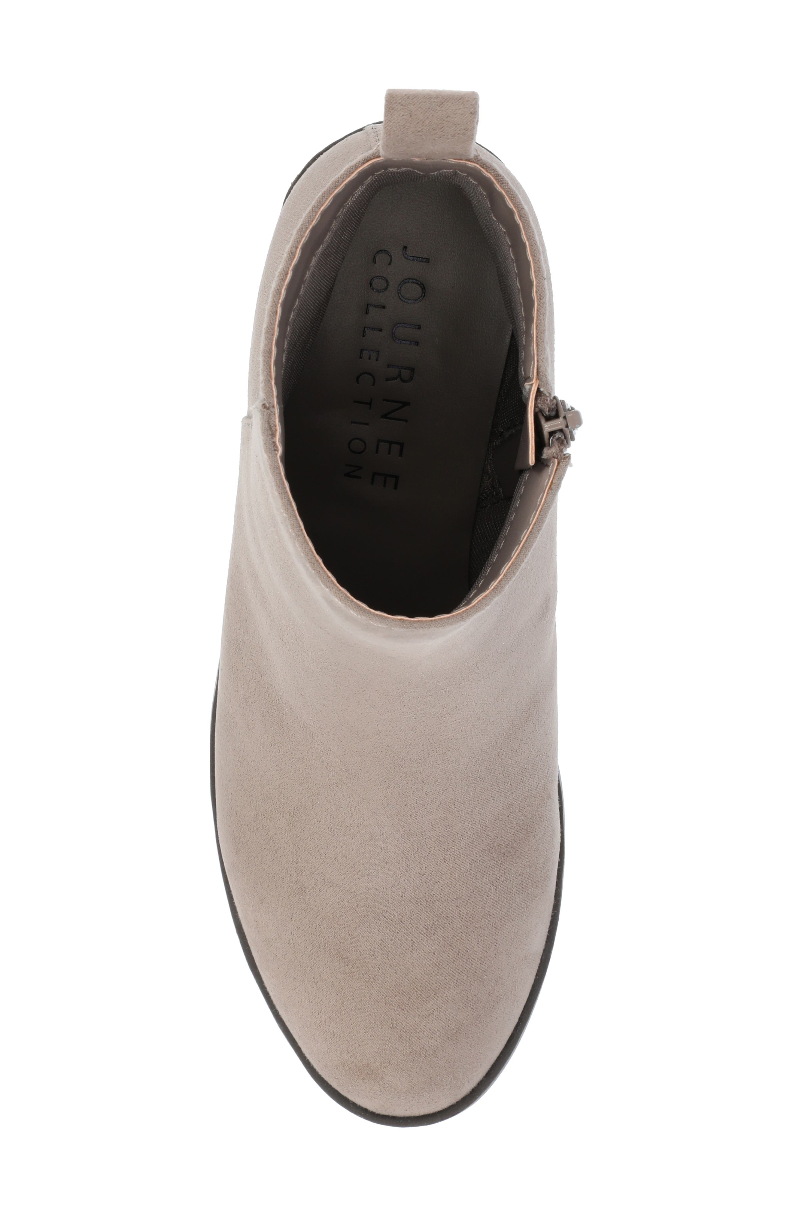 Journee Collection Cassidy Bootie, Alternate, color, Taupe