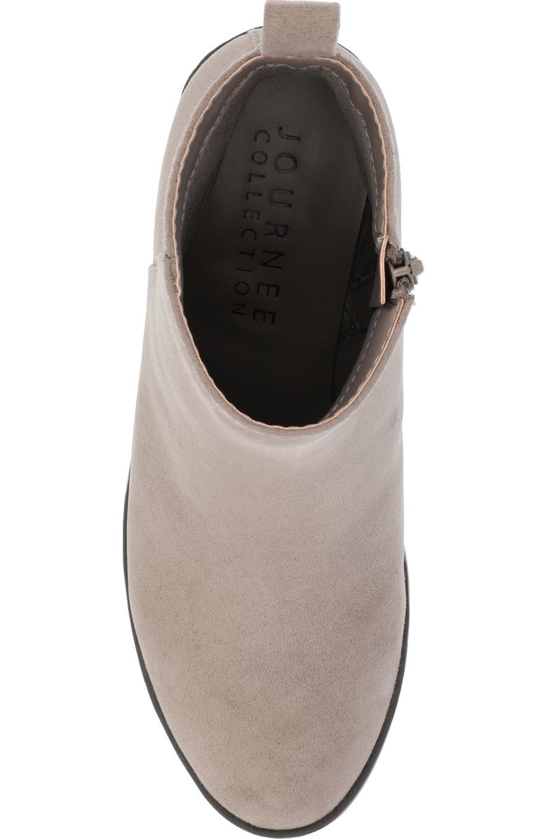 Journee Collection Cassidy Bootie, Alternate, color, Taupe