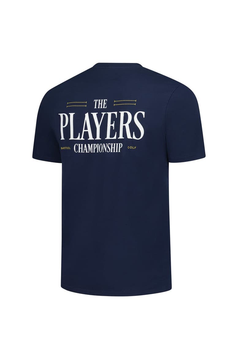 Men's Barstool Golf  Navy 2025 THE PLAYERS Varsity Logo T-Shirt, Alternate, color, Navy
