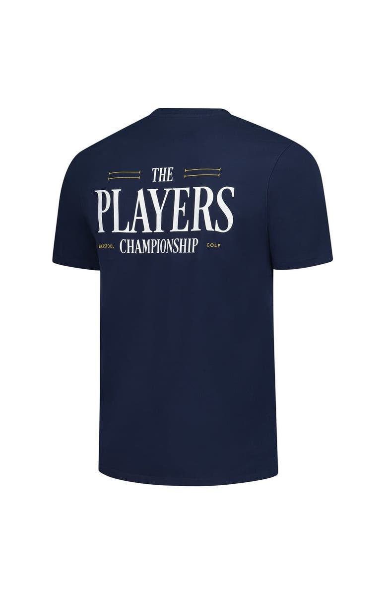 BARSTOOL GOLF Men's Barstool Golf Navy 2025 THE PLAYERS Varsity Logo T-Shirt, Alternate, color, Navy
