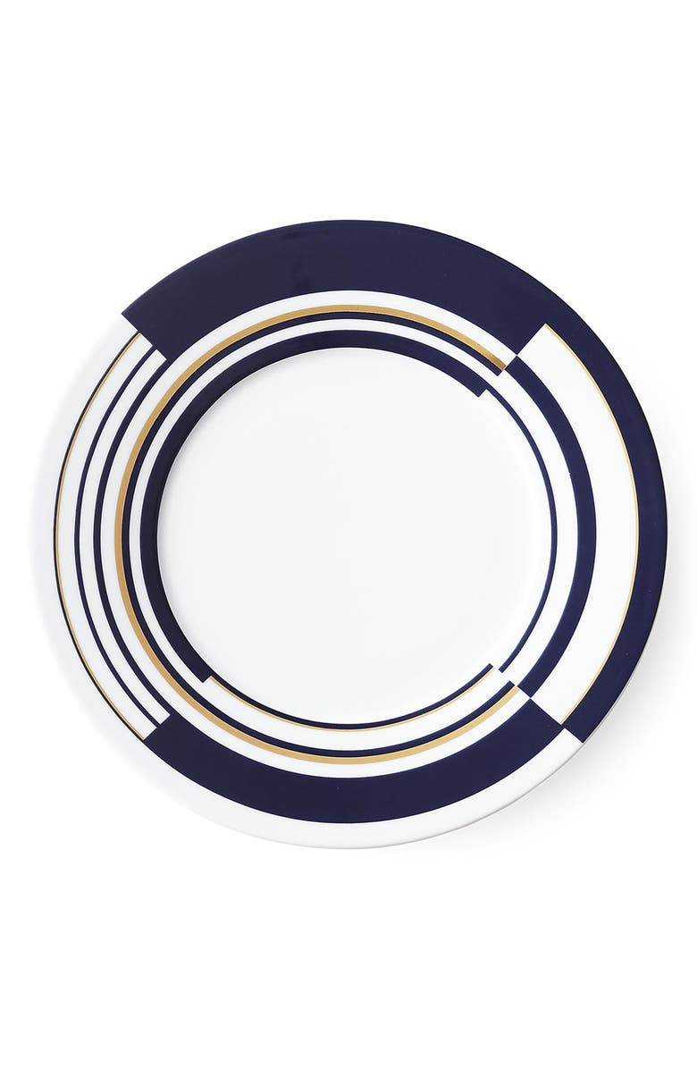 Ralph Lauren Peyton Porcelain Salad Plate with 24K Gold Trim, Main, color, 