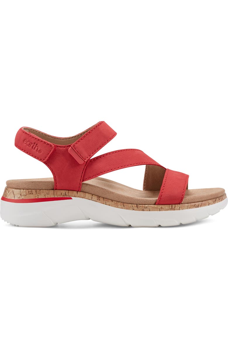 Earth<sup>®</sup> Roni Ankle Strap Sandal, Alternate, color, Medium Red