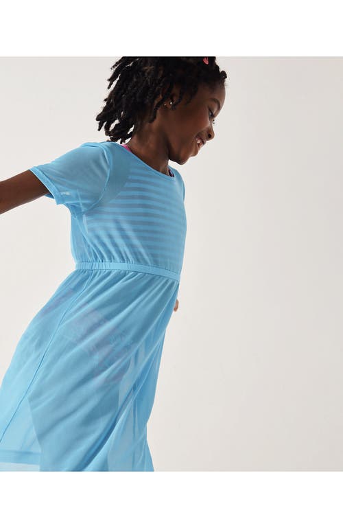 LANDS' END LANDS' END GIRLS SHORT SLEEVE MESH COVER UP