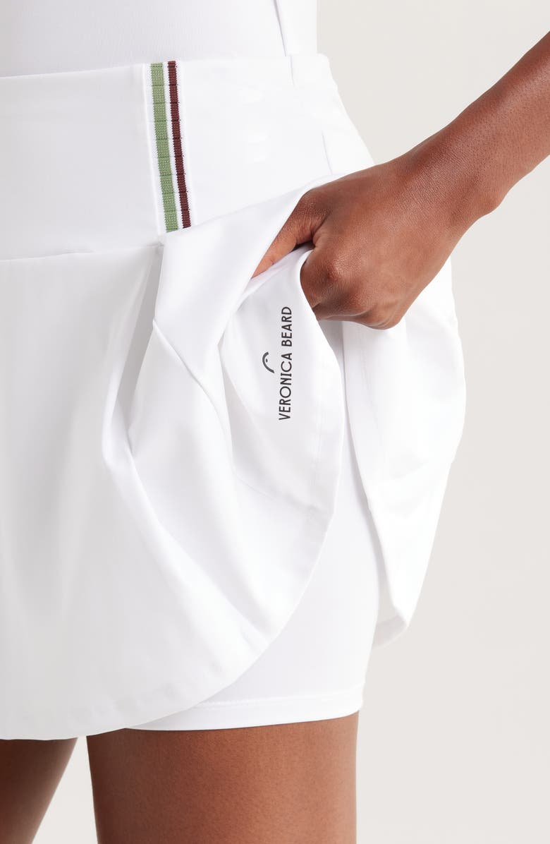 HEAD x Veronica Beard Deuce Skort, Alternate, color, White