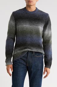 Lucky Brand Crewneck Ombré Sweater