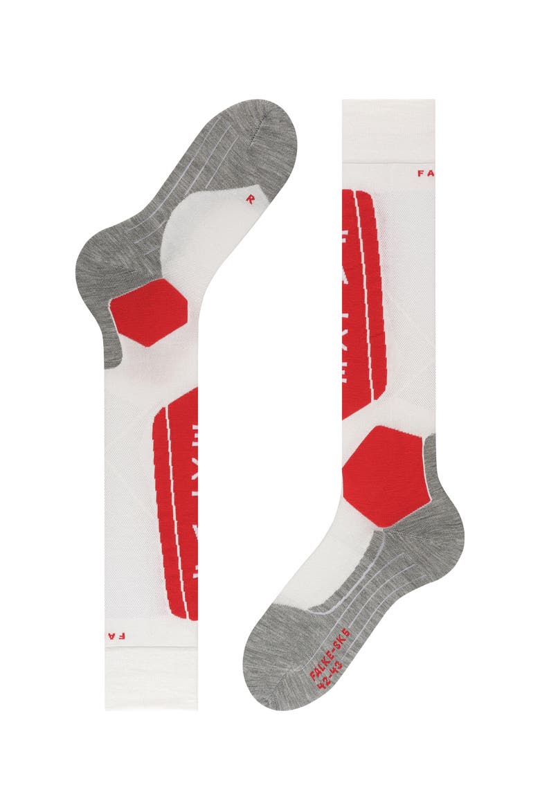 SK5 Expert Ski Socks, Alternate, color, Legacy White
