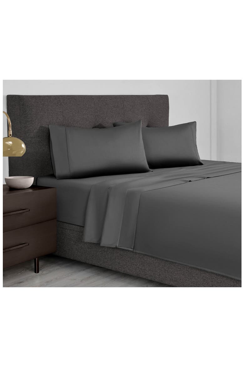 700 Thread Count Supima® Cotton Sheet Set, Main, color, CHARCOAL GREY