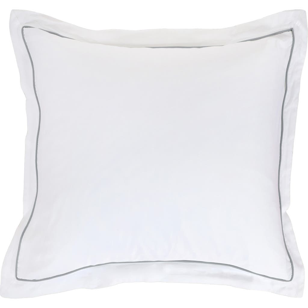 Pom Pom At Home Sheena Sateen Euro Pillow Sham In Ocean