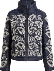 NIC+ZOE Embroidered Puffer Jacket