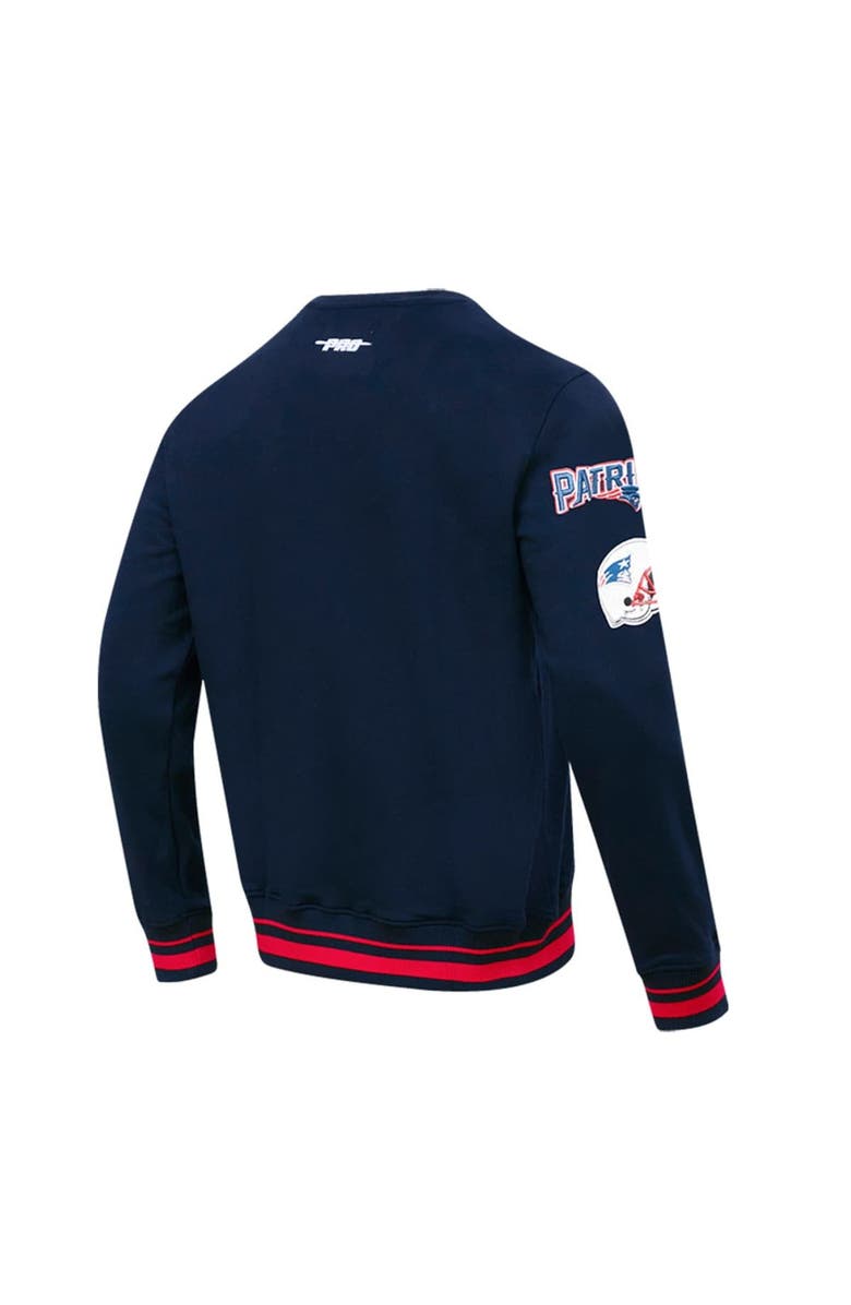 PRO STANDARD Men's Pro Standard Navy New England Patriots Mash Up Pullover Sweatshirt, Alternate, color, Navy