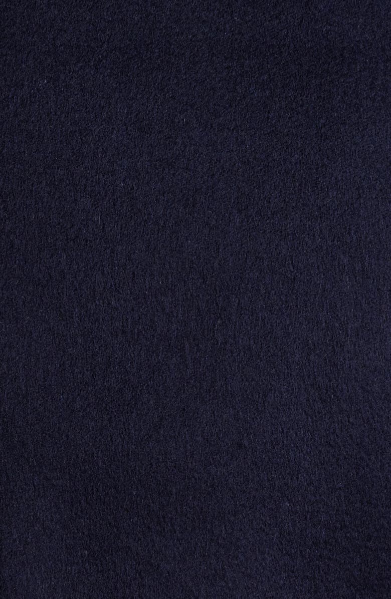 Zanella Silk & Cashmere Bomber Jacket, Alternate, color, Navy