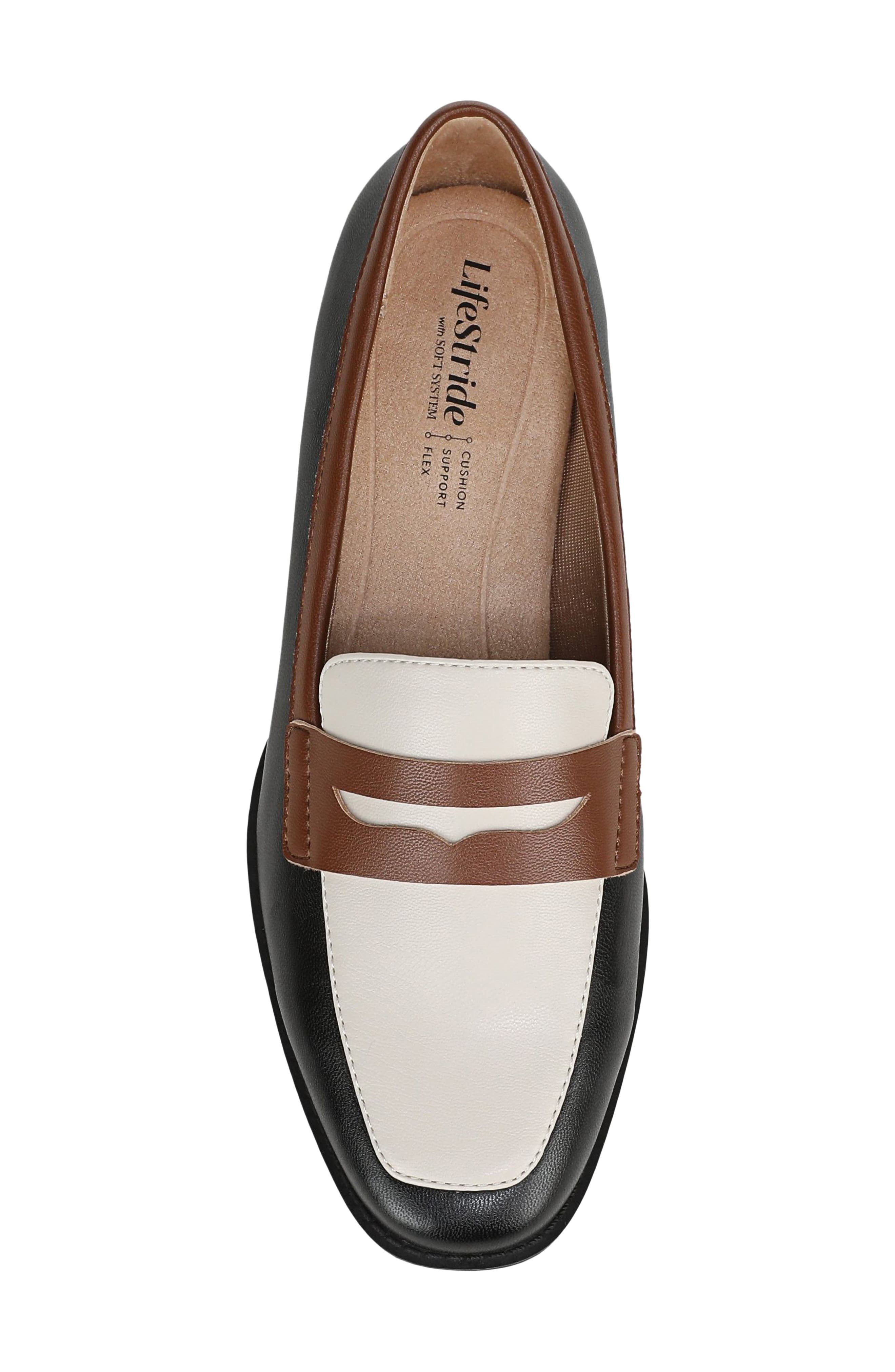 LifeStride Frankie Penny Loafer, Alternate, color, Black Bone Multi