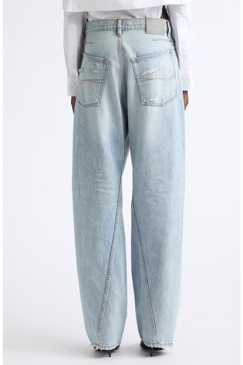 Twisted Seam Organic Cotton Jeans, Alternate, color, 4020 MIDNIGHT BLUE