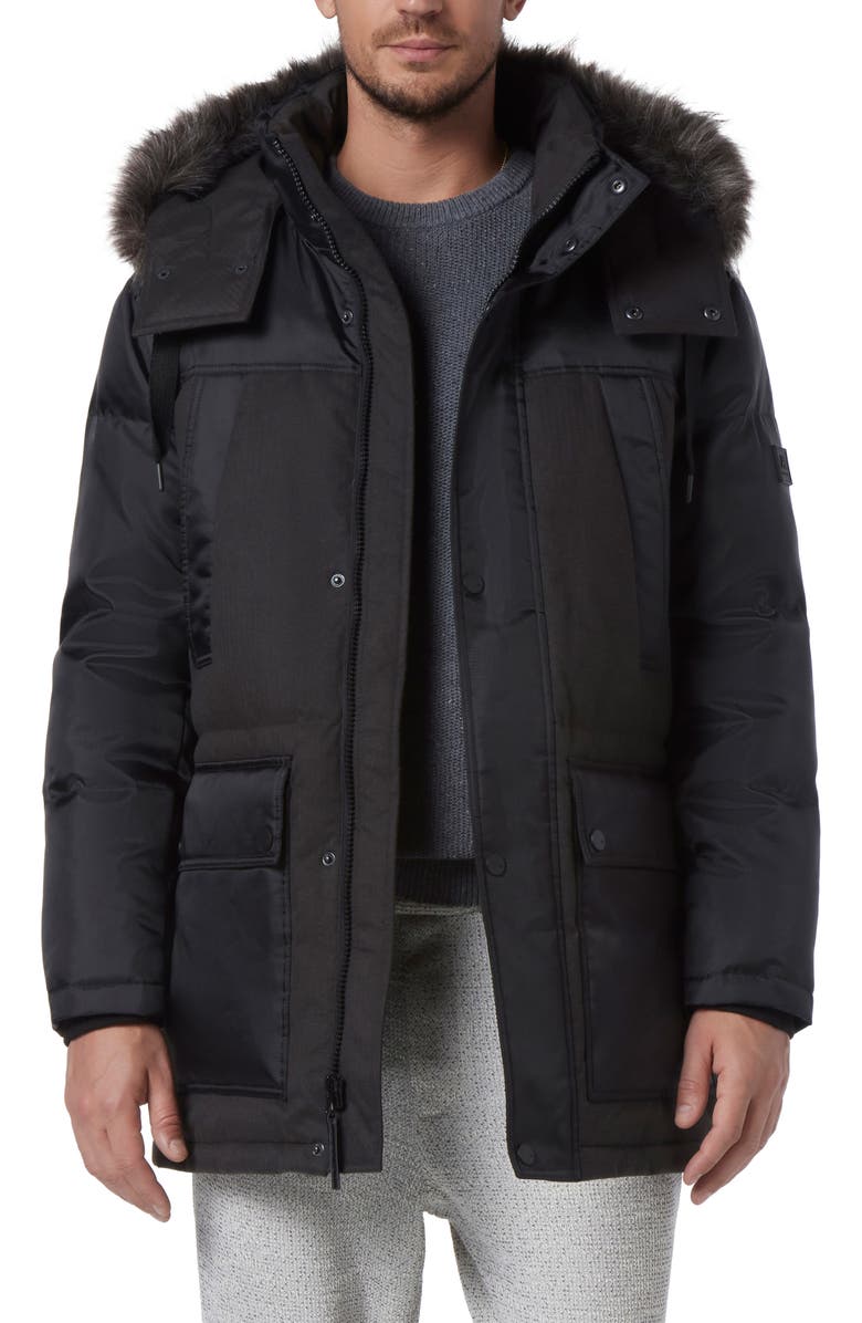 Andrew Marc Tripp Water Resistant Parka, Main, color, 