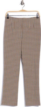 Veronica Beard Kean High Waist Crop Straight Leg Pants