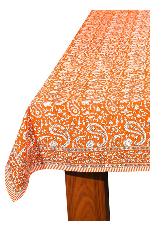 Print Cotton Tablecloth
