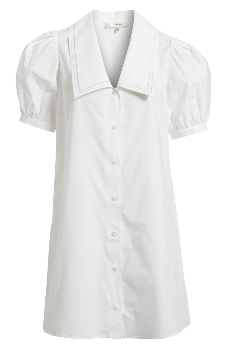FRAME The Sailor Shirtdress, Alternate, color, White