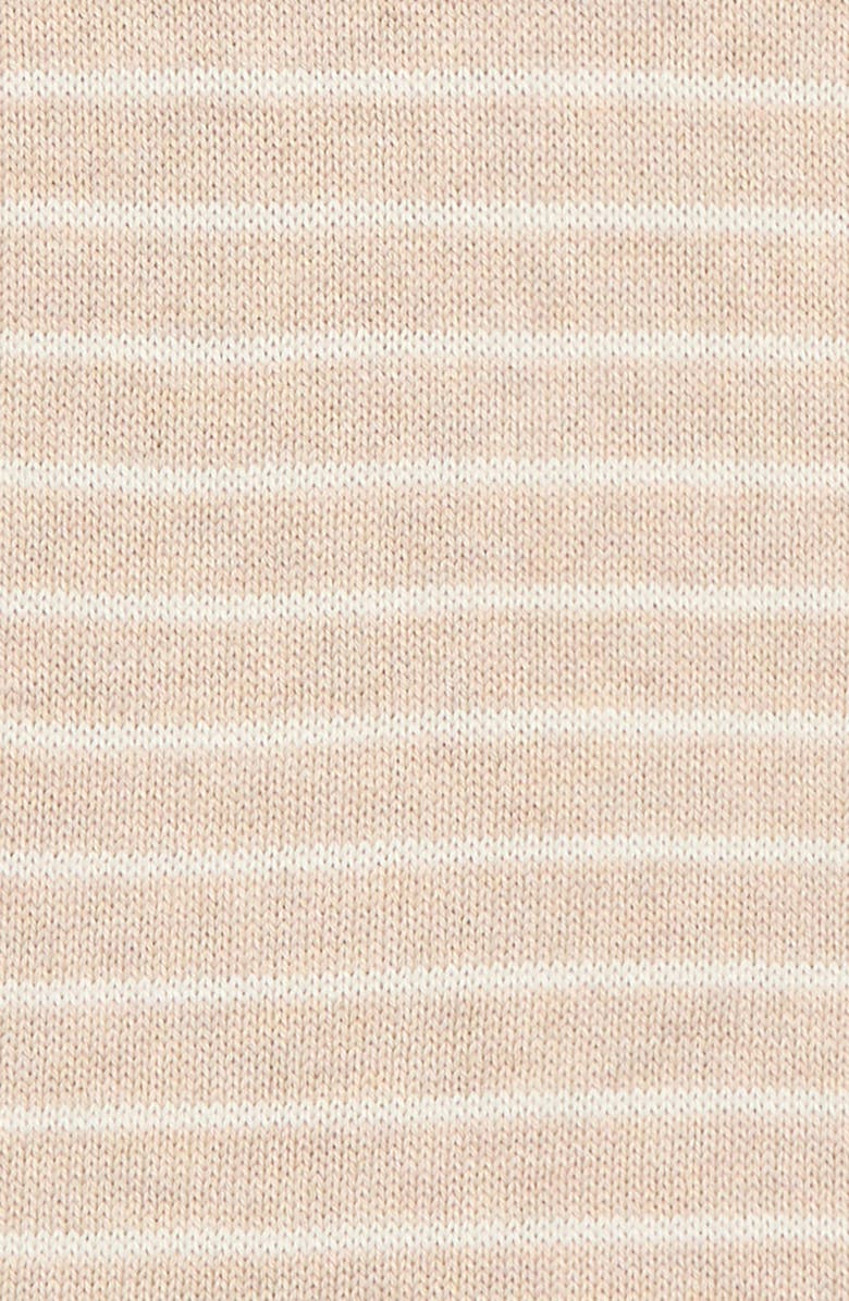 Nordstrom Sweater Romper, Alternate, color, Beige Oatmeal Loop Stripe