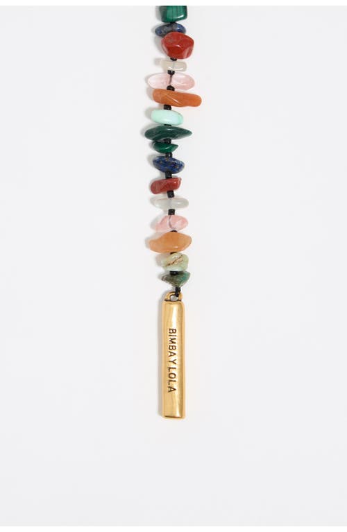 Bimba Y Lola Multicolor Stones Necklace In Multi