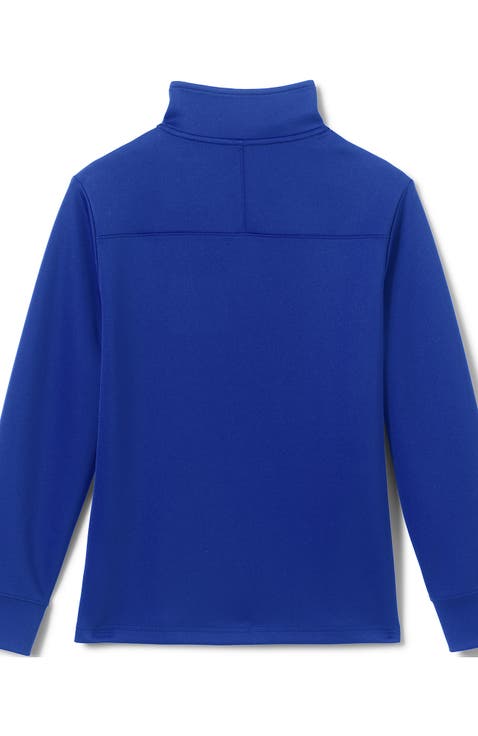 School Uniform Kids Quarter Zip Pullover