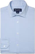 Mizzen+Main Halyard Trim Fit Solid Textured Knit Button-Up Shirt