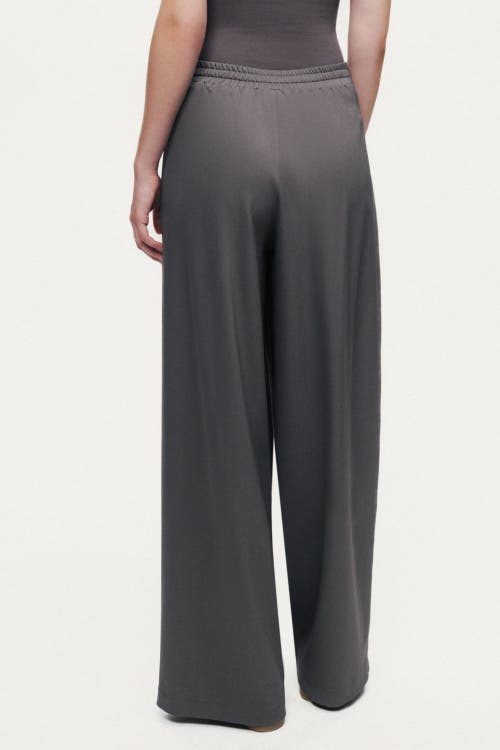 Nocturne High-rise Tailored Pants In Gray