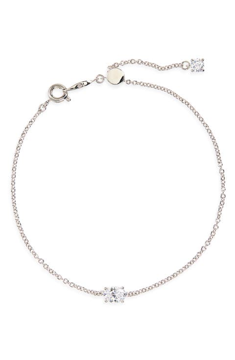 Modern Love Small Oval Cubic Zirconia Bracelet
