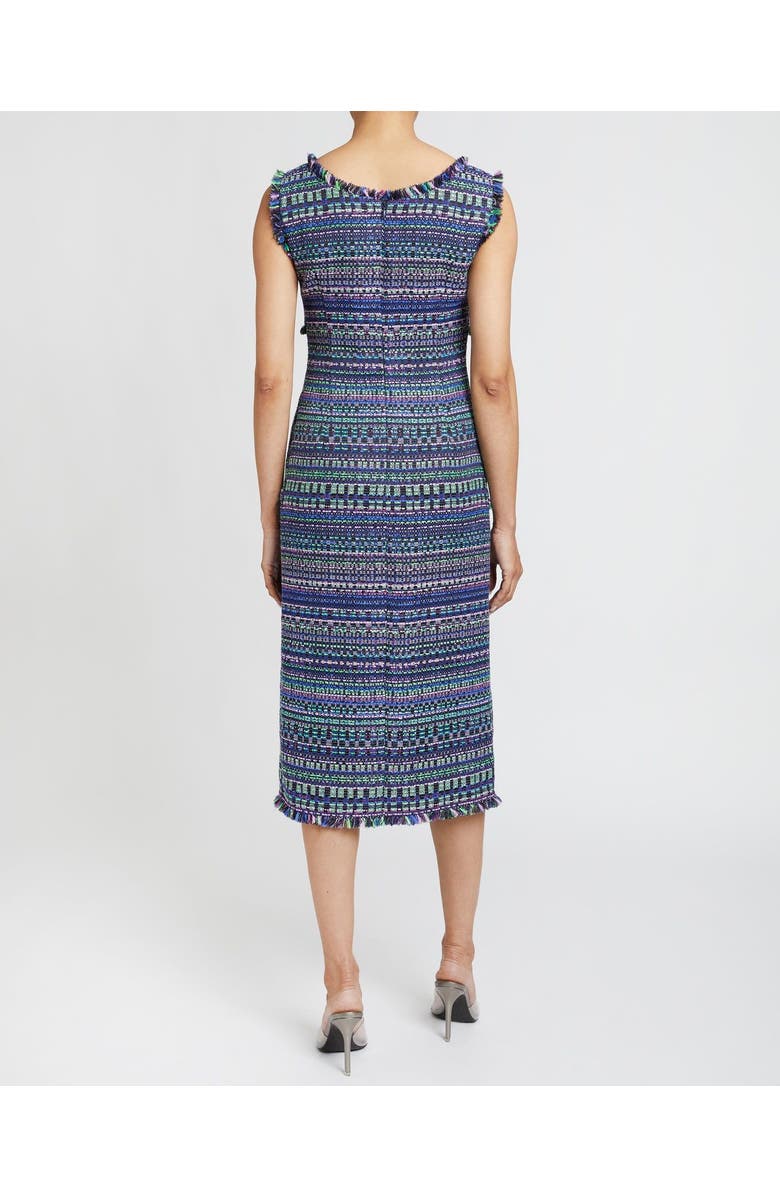 Santorelli Faye A-line Sleeveless Sheath Dress in Modern Tweed, Alternate, color,