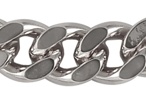 Laundry By Shelli Segal Curb Chain Necklace In Silver