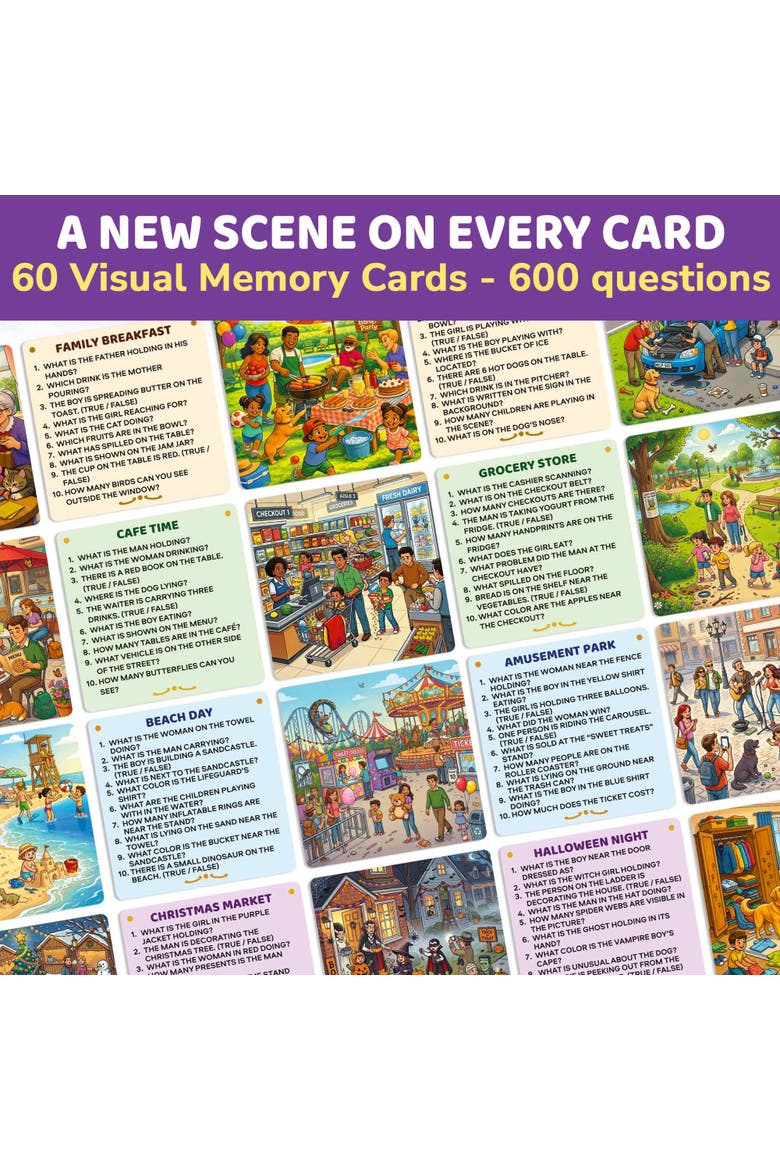 Kids Flash Cards & Social Skills Card Games - Realistic Educational Toys, Alternate, color, Conversation Story