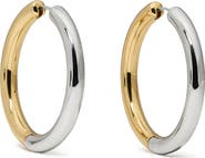 Kate Spade New York mixed metal hoop earrings