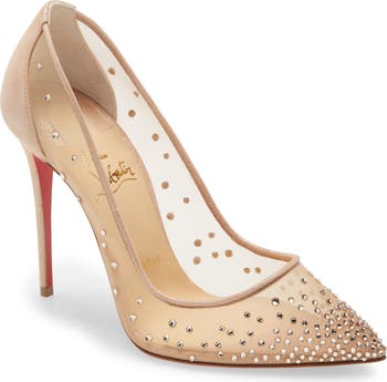 Christian Louboutin Mini Glitter Follies Strass Pump Women Nordstrom