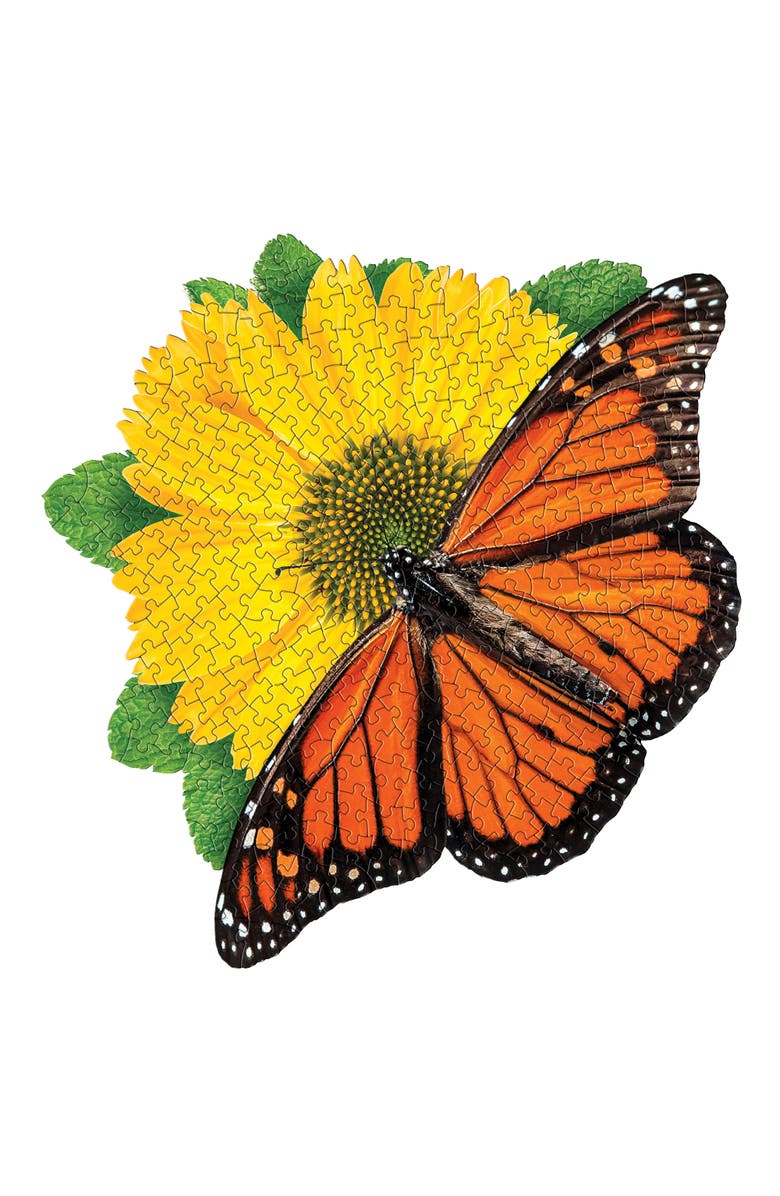 Madd Capp I Am Butterfly 300 Piece Puzzle Insect Shaped Jigsaw, Alternate, color, Multicolored