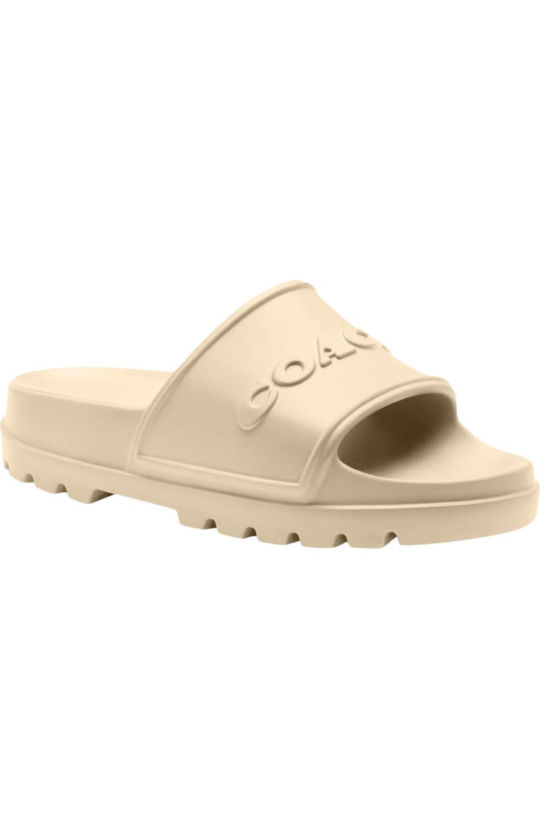 COACH Jesse Molded Slide Sandal, Main, color, Ivory