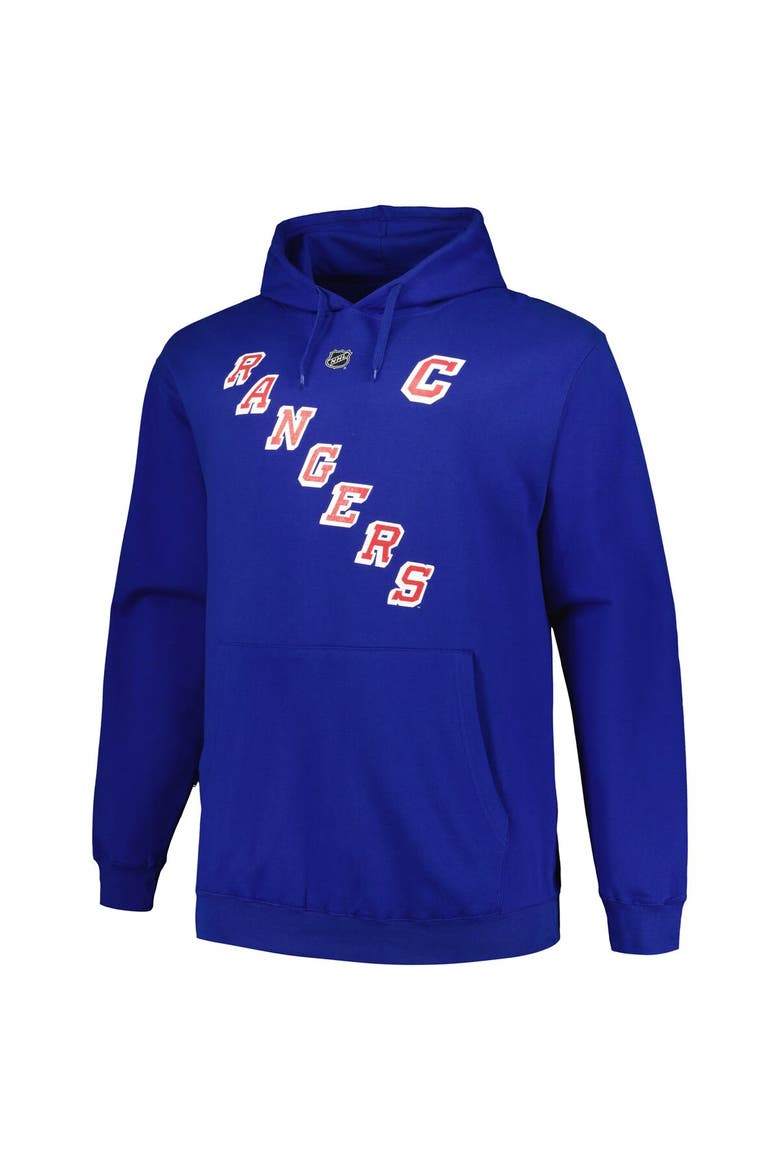 Men's Mitchell & Ness Mark Messier Blue New York Rangers Name & Number Pullover Hoodie, Alternate, color, Blue
