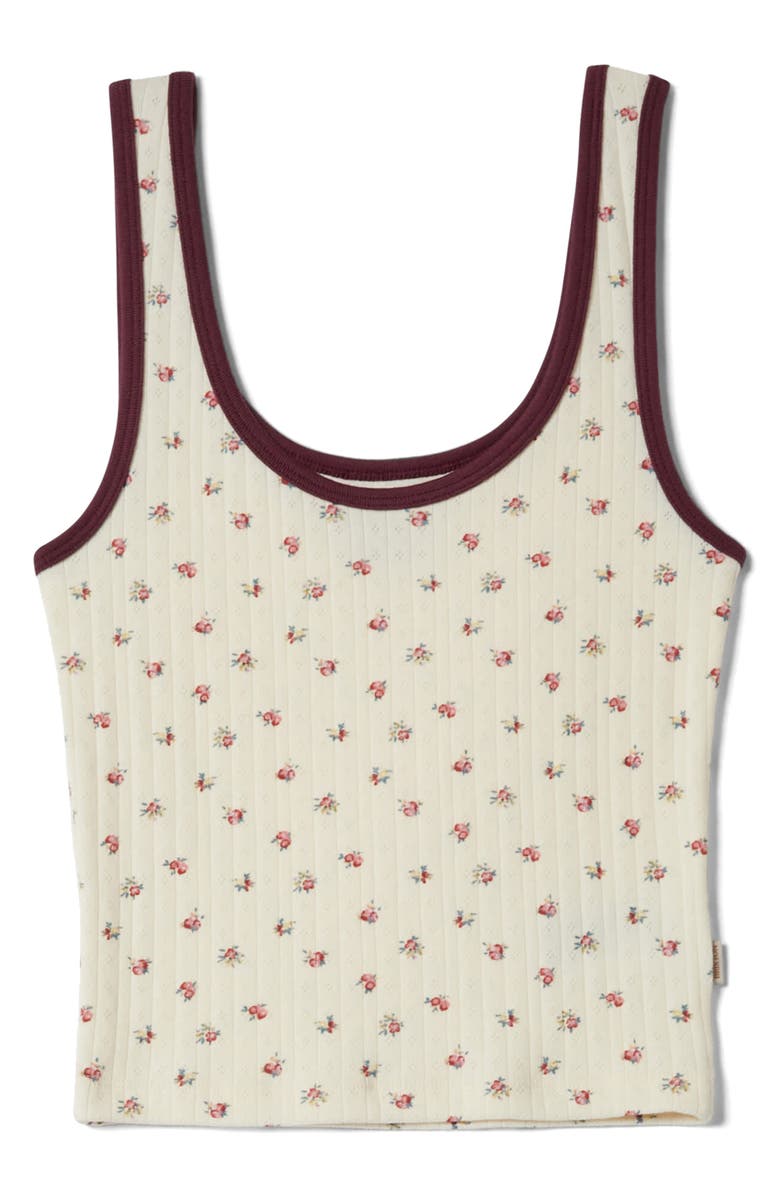 Brixton Off Duty Tank, Alternate, color, Floral Pointelle