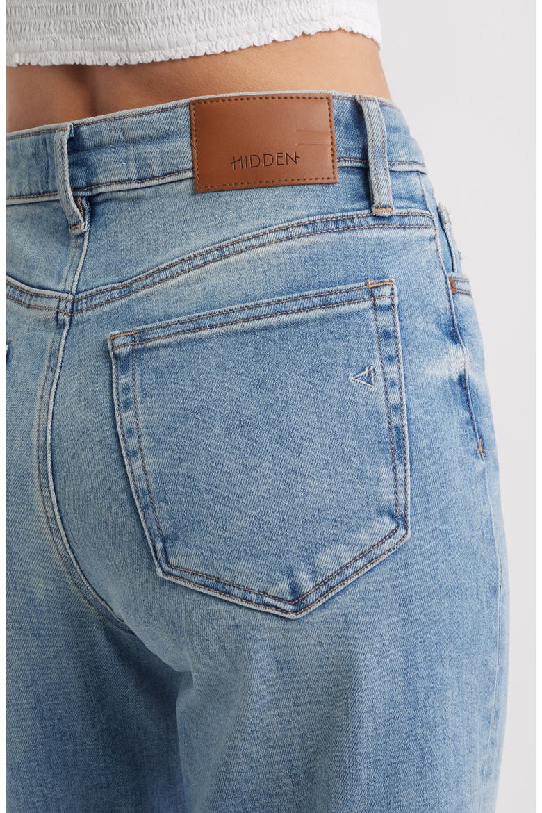 Straight Leg Dad Jeans, Alternate, color, MEDIUM WASH