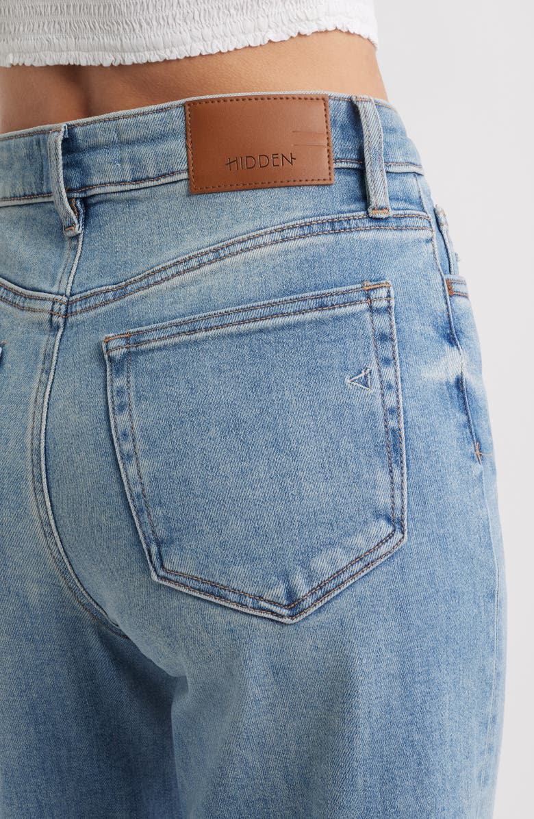 HIDDEN JEANS Straight Leg Dad Jeans, Alternate, color, 